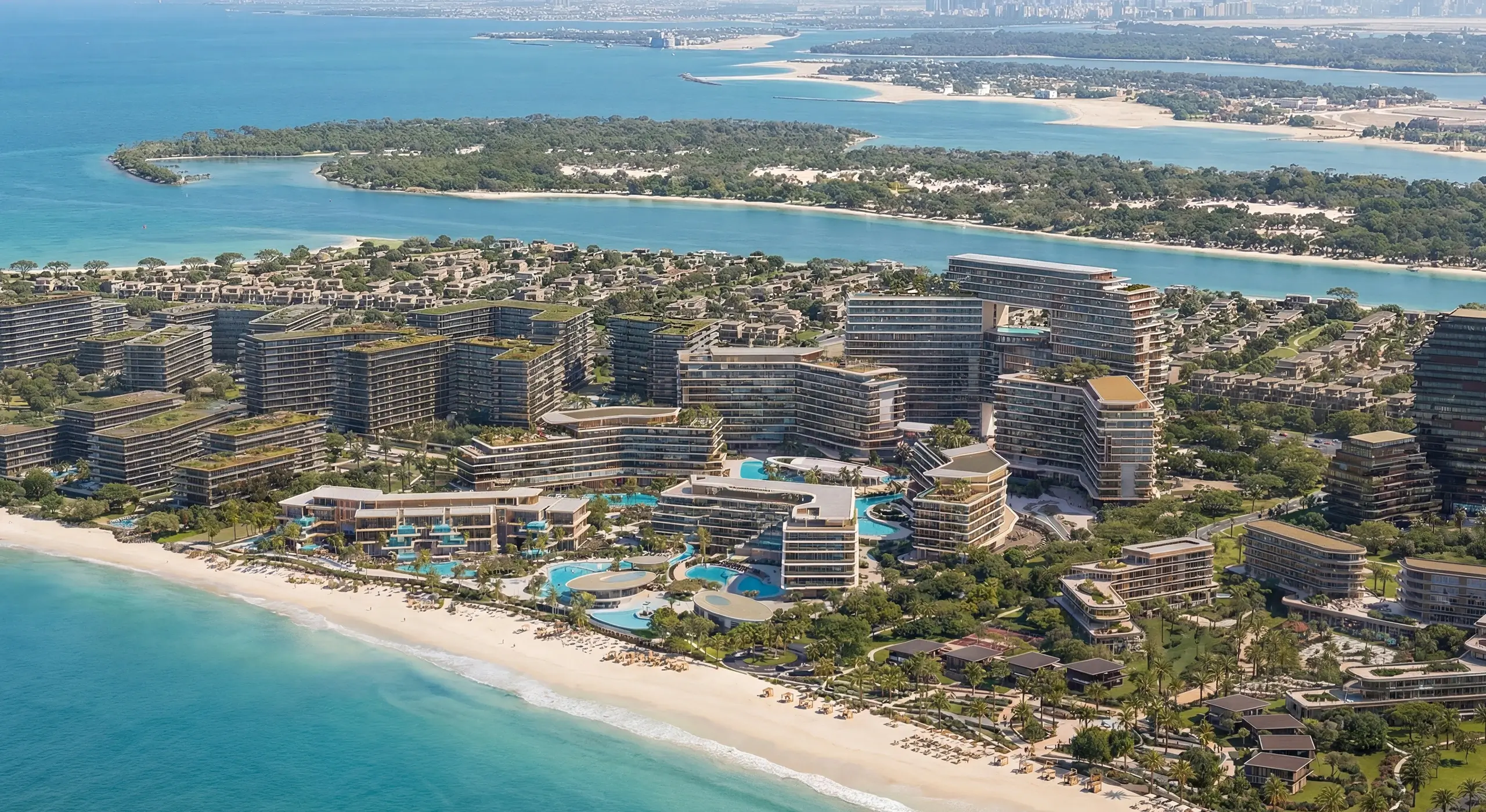 Projektvisualisierung der Meriva Collection auf Dubai Islands